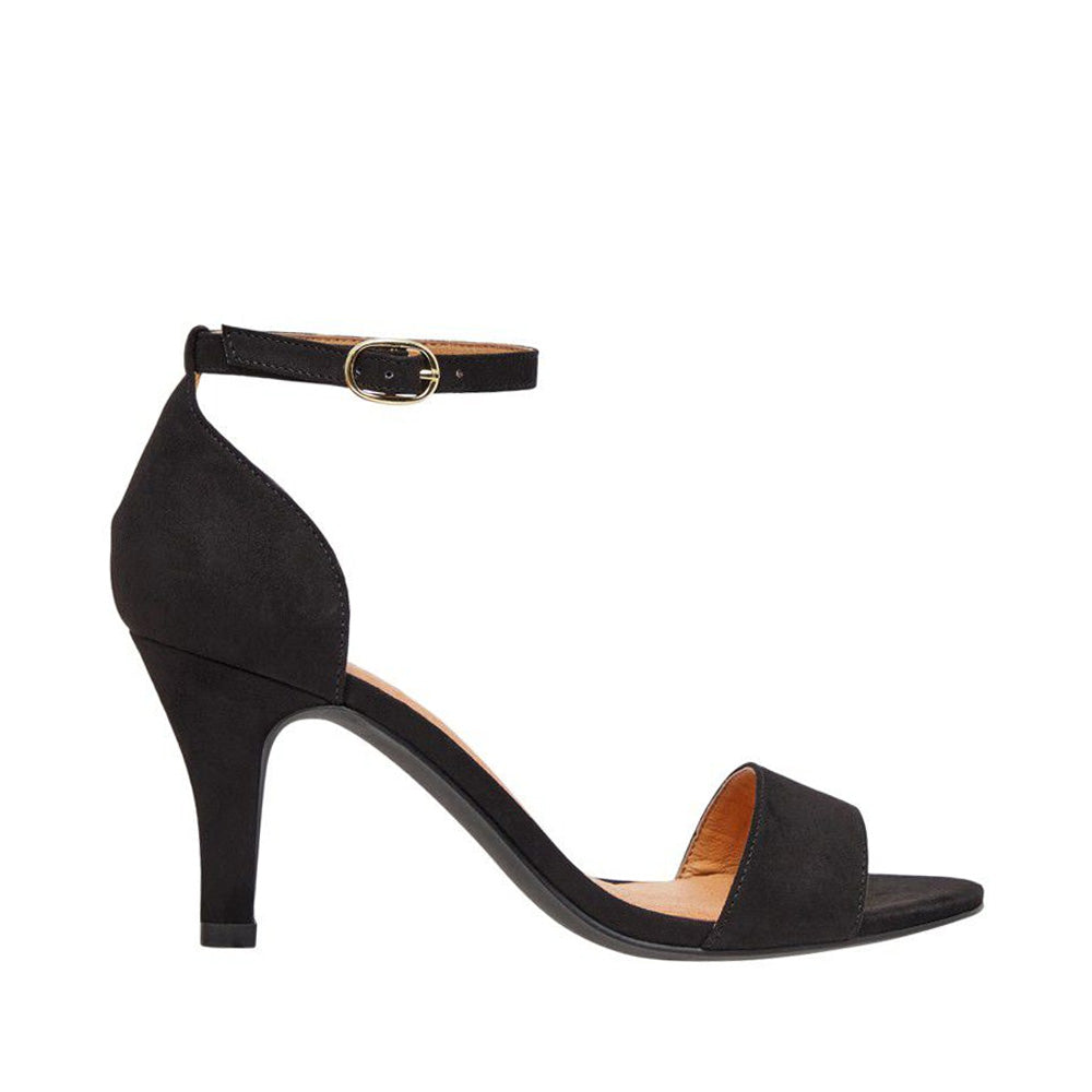 Biaadore Black Heel Sandals Ankel Strap