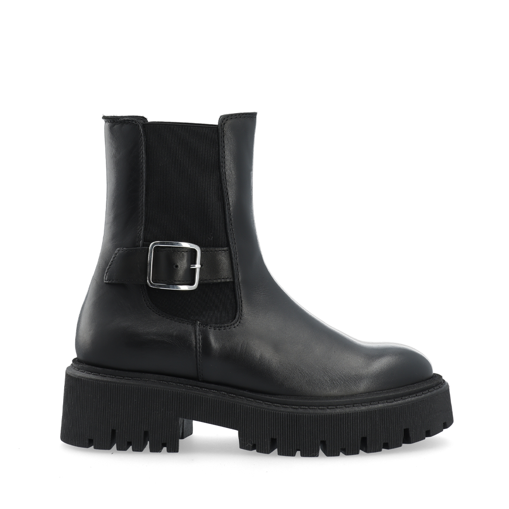 BIANCO Biagarbi Black Buckle Boots