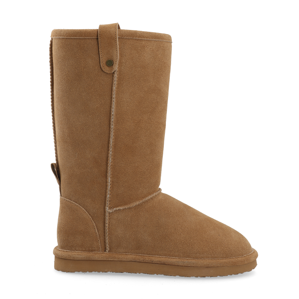 Biasnow Cognac Suede Long Boots Snow