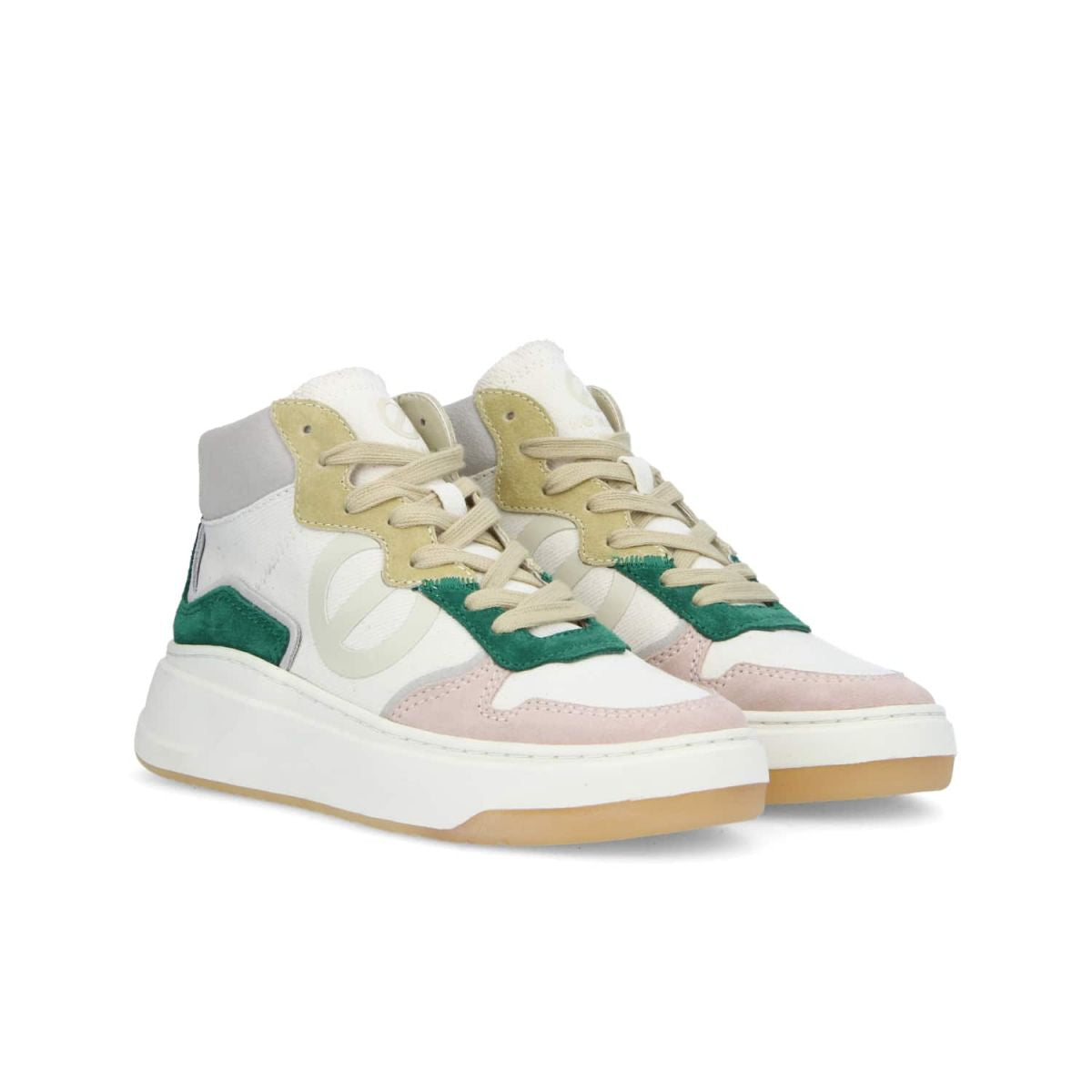 Bridget Mid Dove Pink Hi Sneakers 01LNJVGM0402 - 3