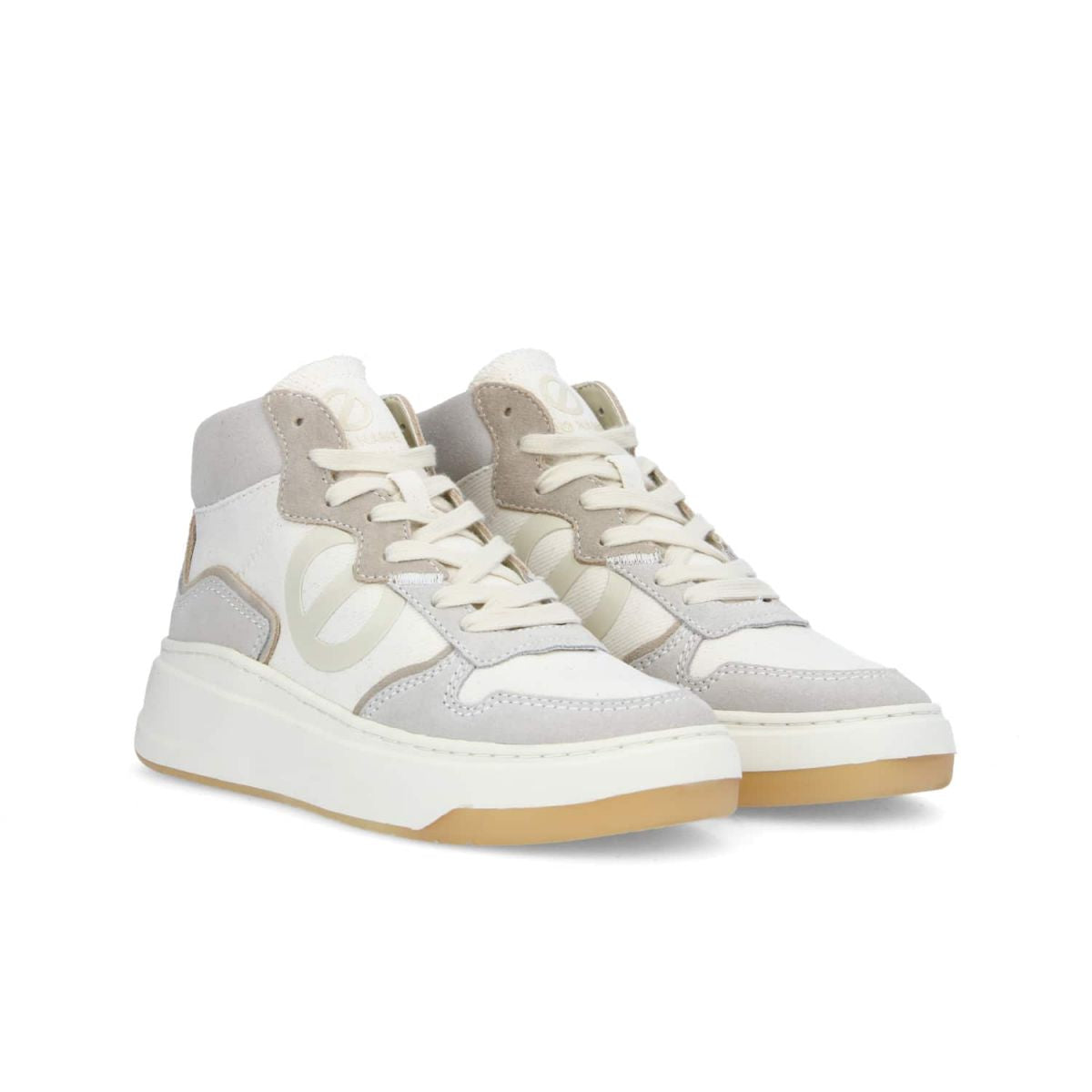 Bridget Mid Dove White Hi Sneakers 01LNJVGM0401 - 3