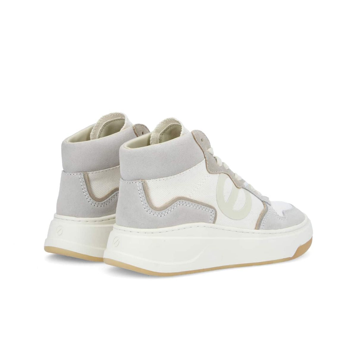 Bridget Mid Dove White Hi Sneakers 01LNJVGM0401 - 4