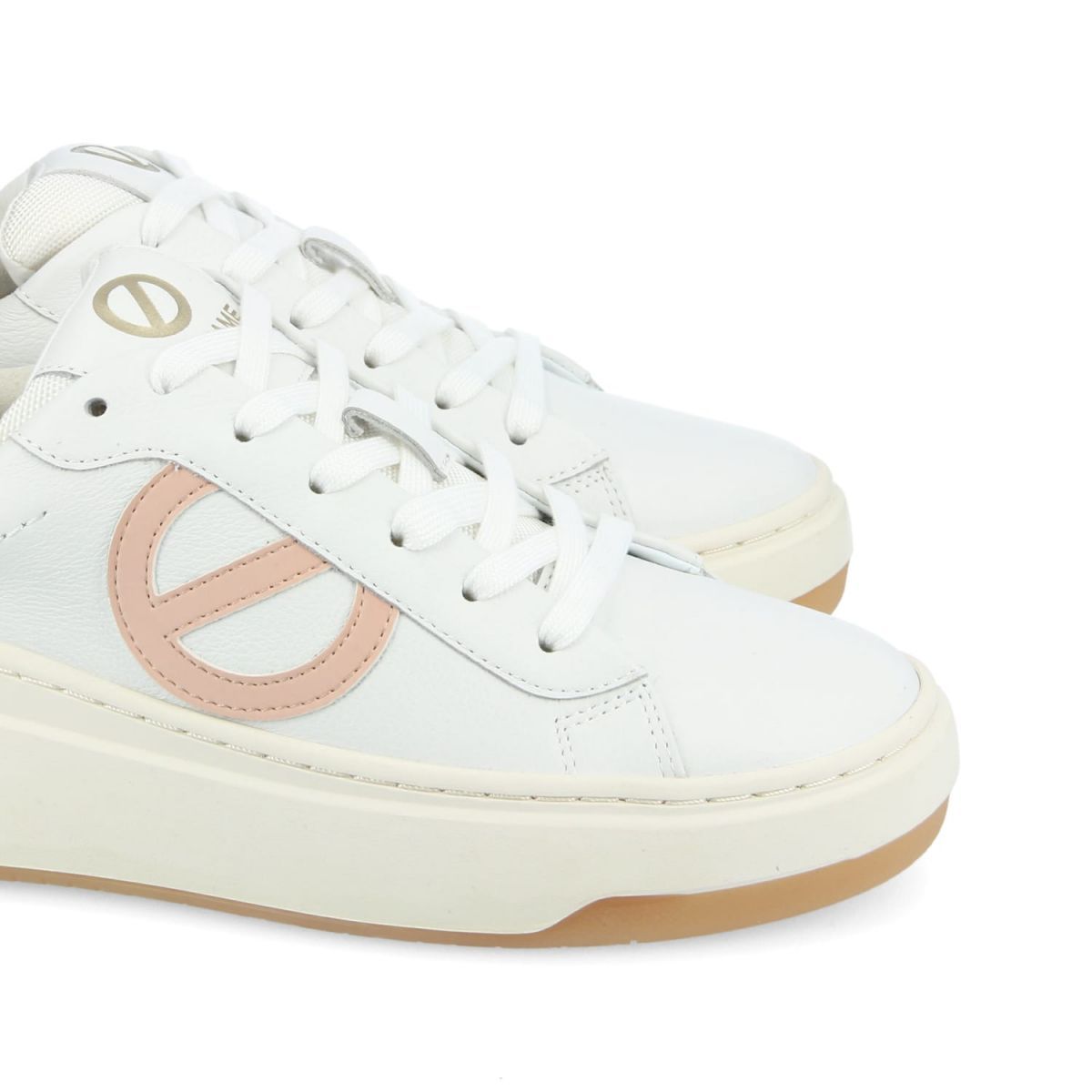 Bridget Trainer White Blush Sneakers KNJMNG042 - 4