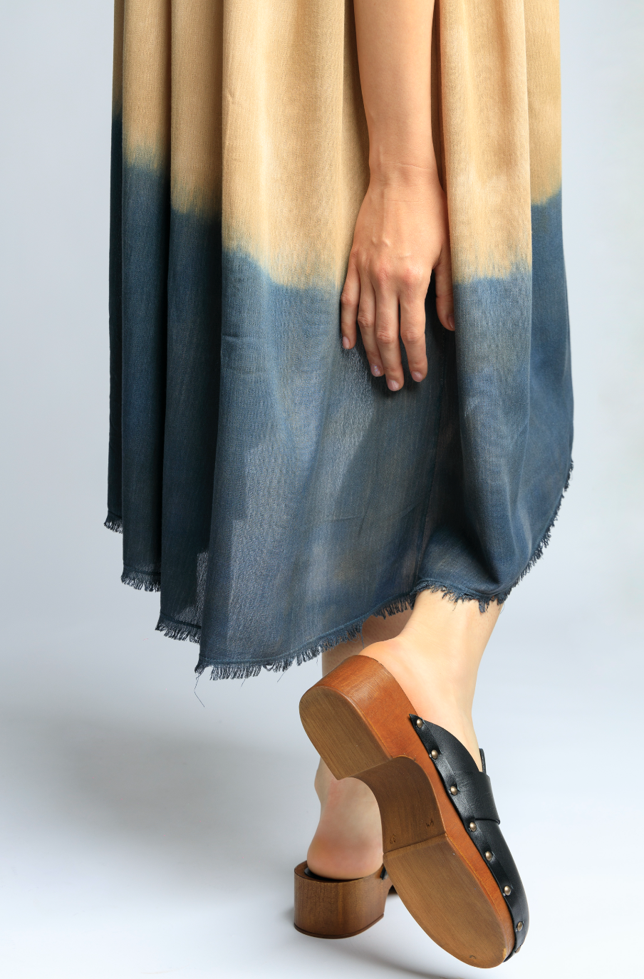 Ester Black Studded Leather Clogs ESTER-BLACK - 2