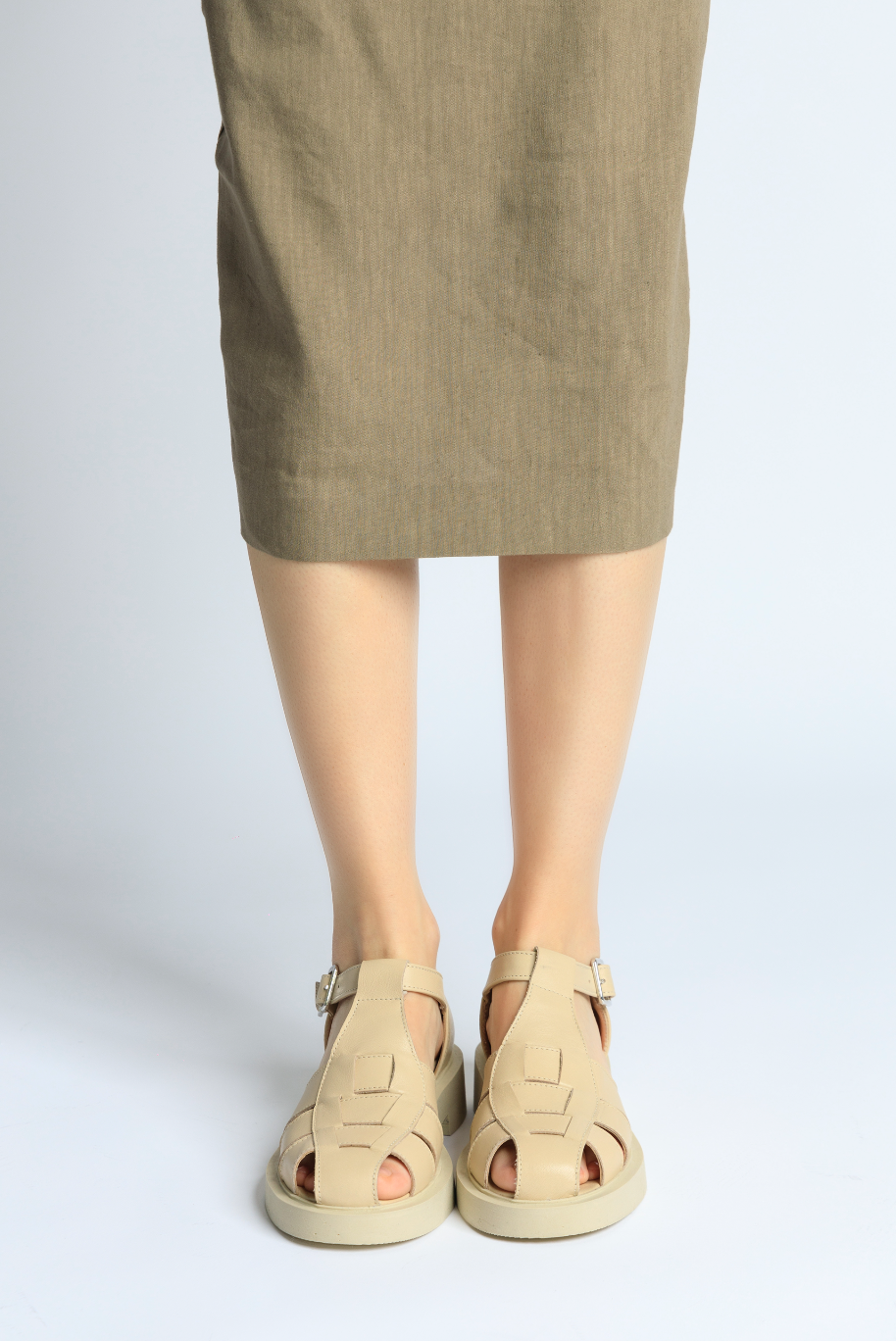 Clara Latte Leather Sandals CLARA-LATTE - 2