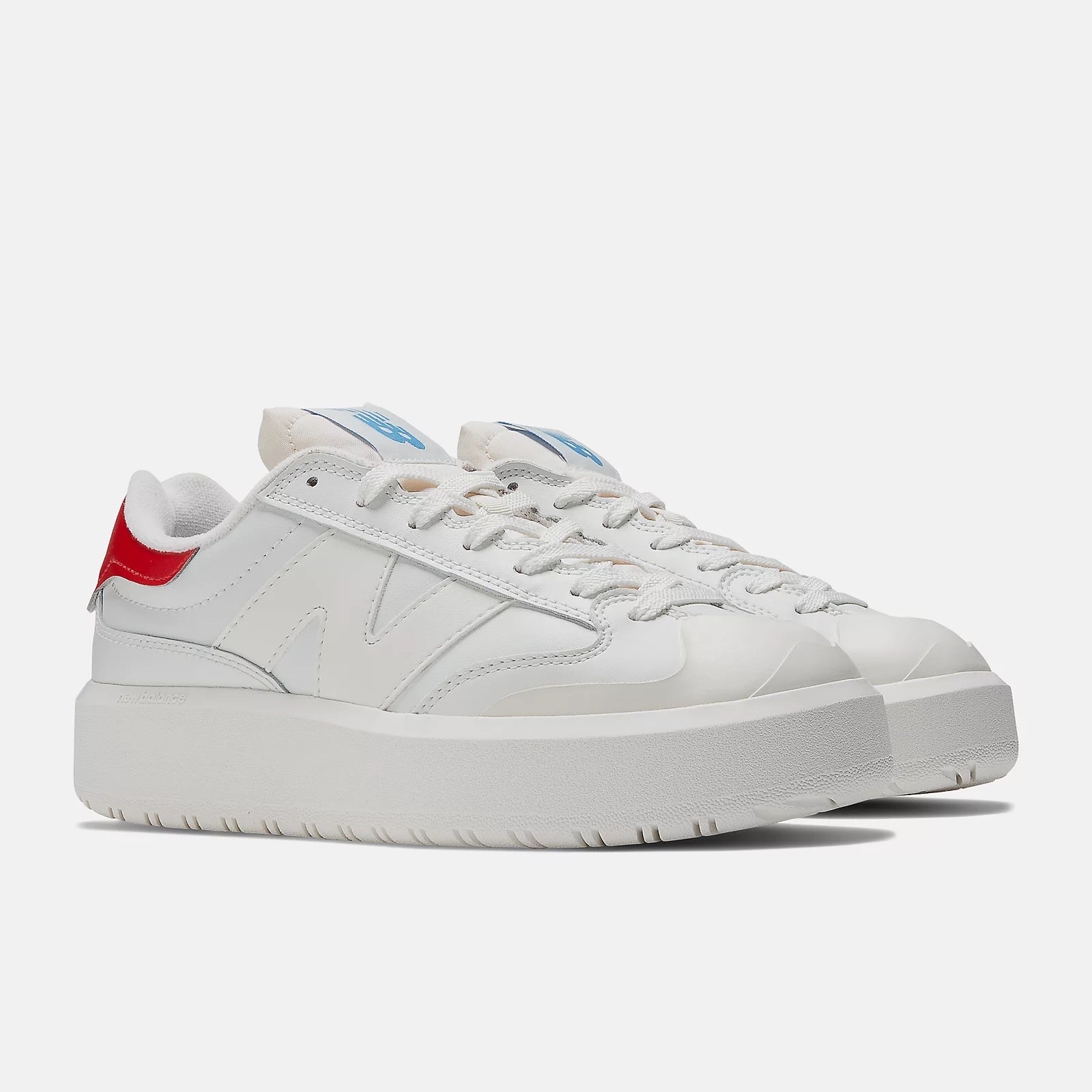 CT302LH White Red Platform Sneakers - CT302LH - 2