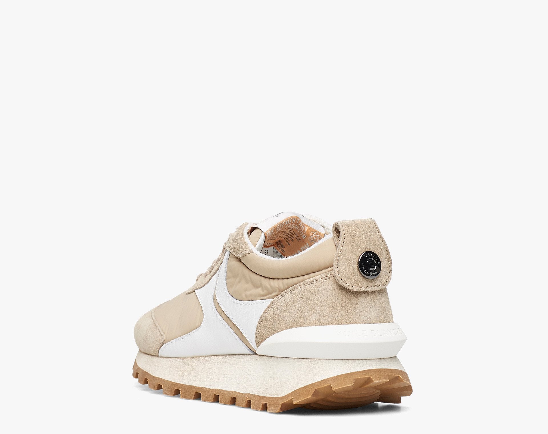 Qwark Woman Beige Chunky Sneakers 2,02E+10 - 5