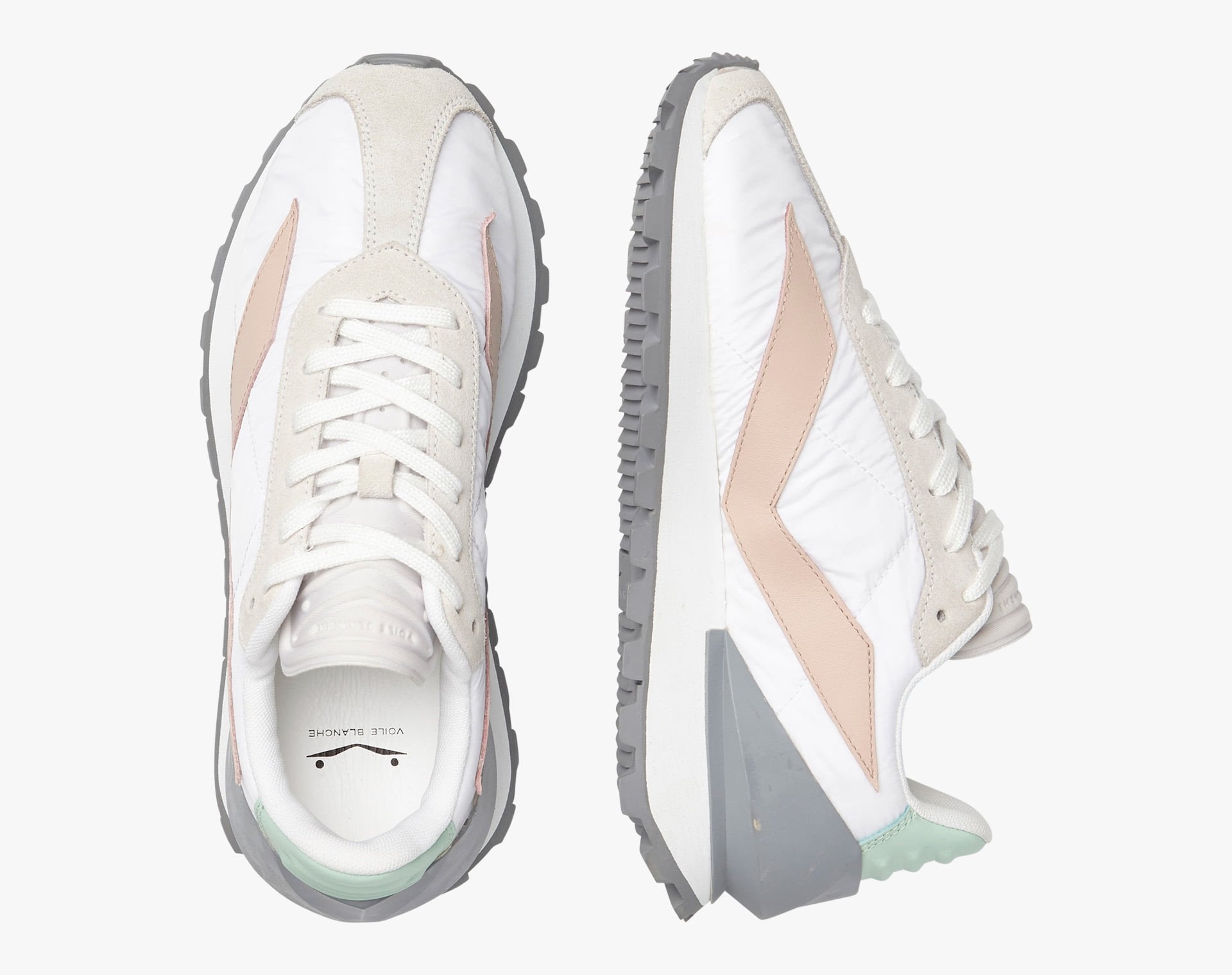 Club Spur Woman White Pink Chunky Sneakers 2015967021N04 - 4