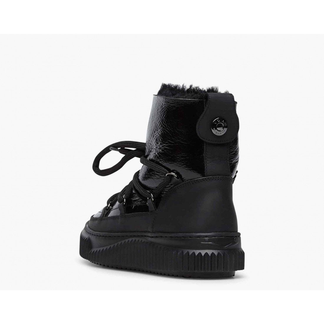 Cortina Black Sheepskin Moon Boots 2016229040A01 - 05