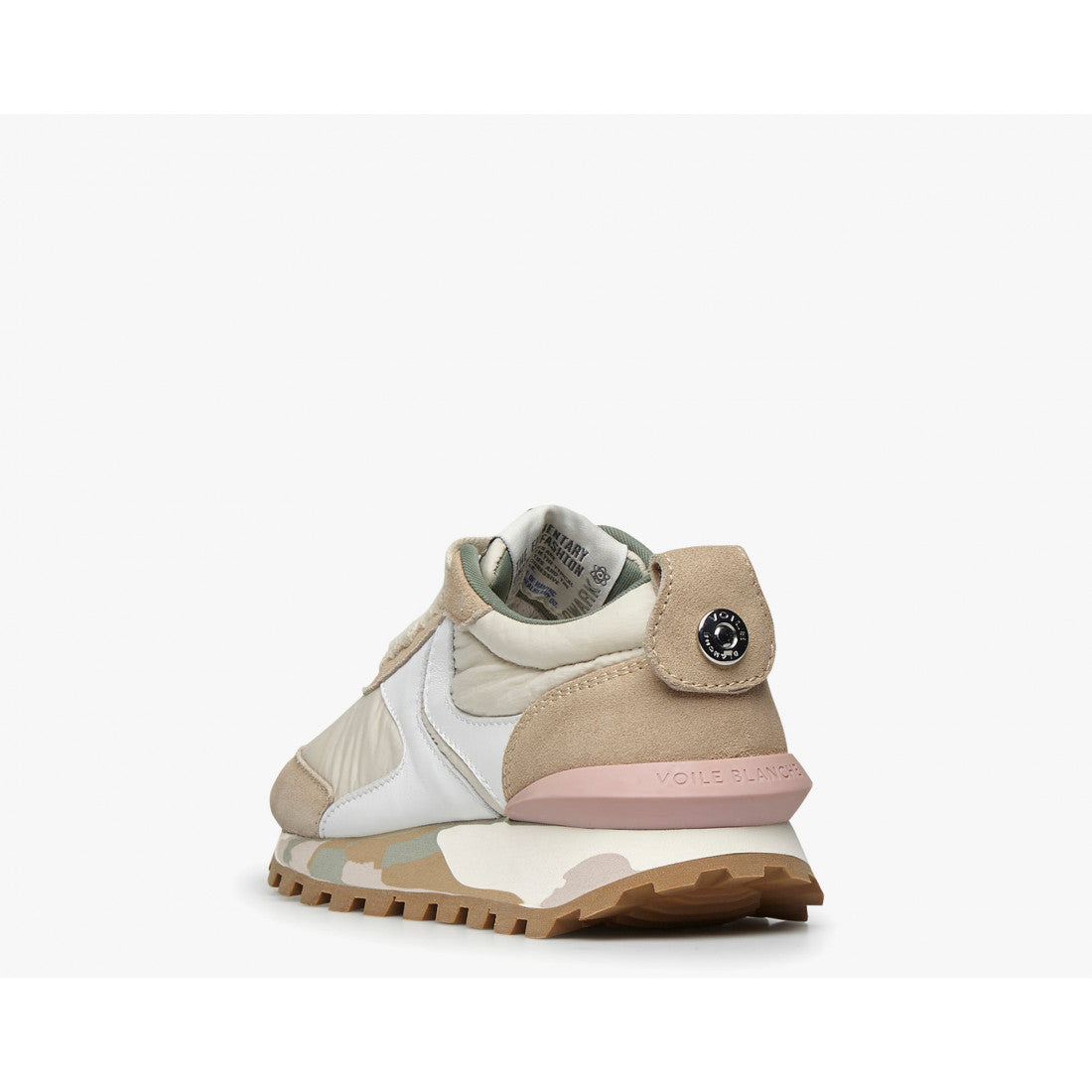Qwark Woman Beige White Chunky Sneakers 2016557241E05 - 6