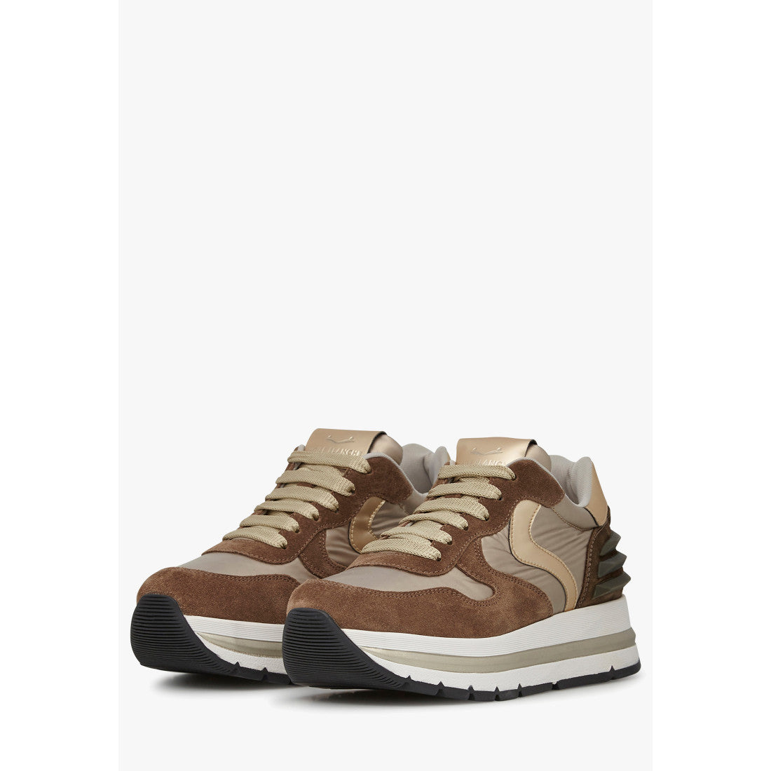 Maran Power Taupe Platinum Chunky Sneakers 2017040020B03 - 3