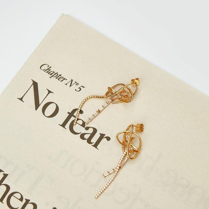 Aisha Gold Earrings