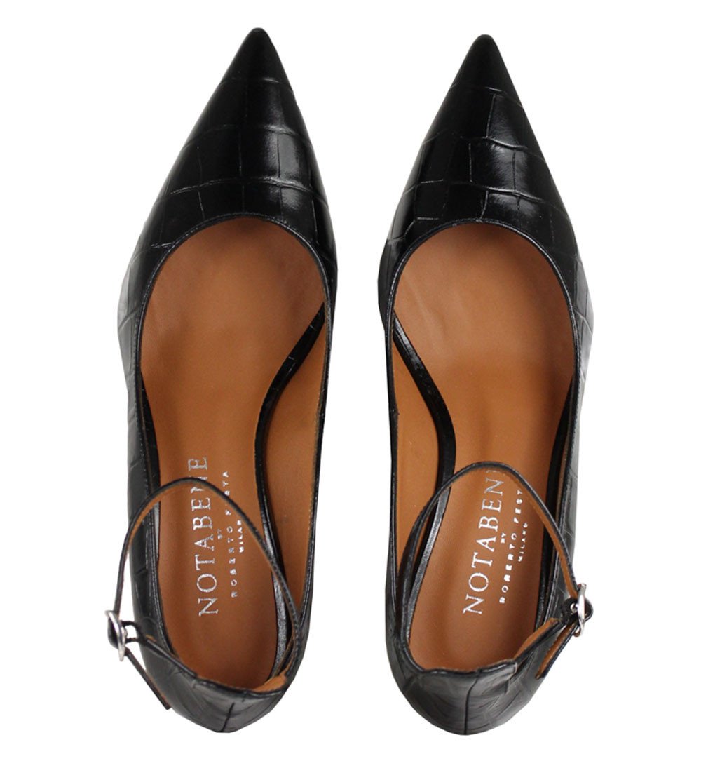 Sonia Black Croco Heels First_Black - 6