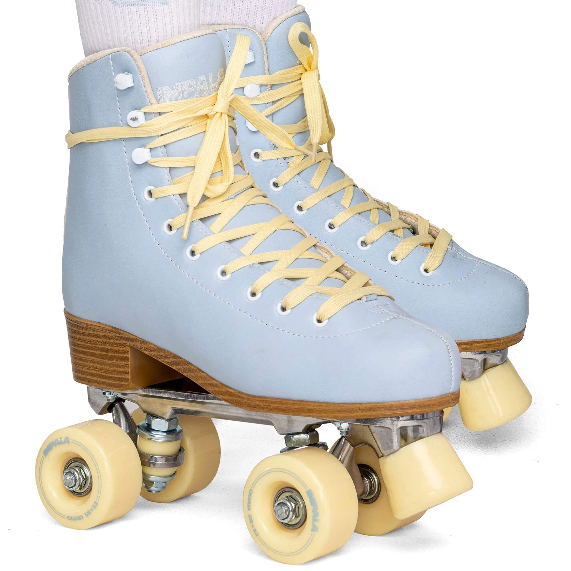 Sky Blue Roller Skates - 8