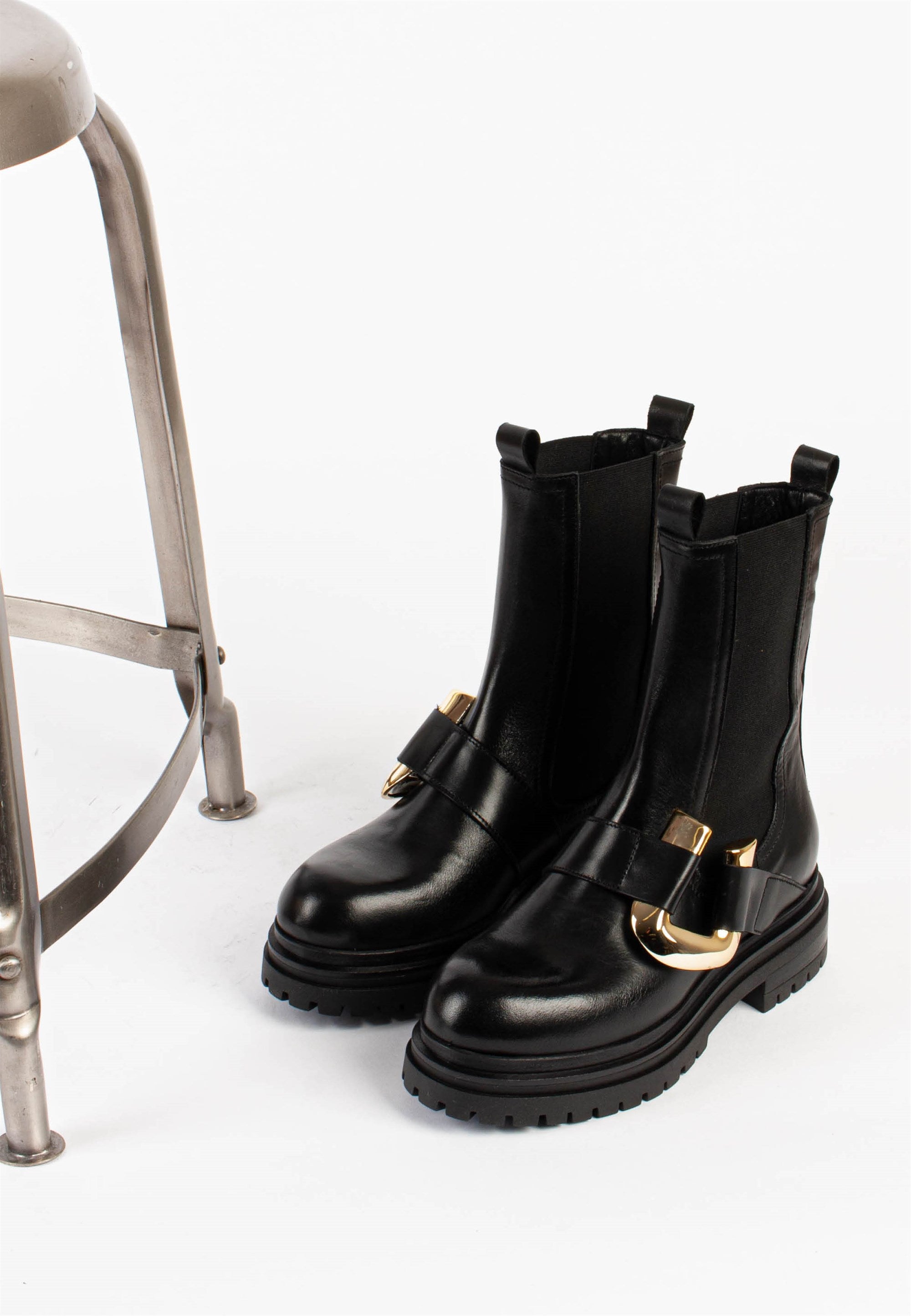 Kennedy Black Chelsea Boots KENNEDY-BLK - 6