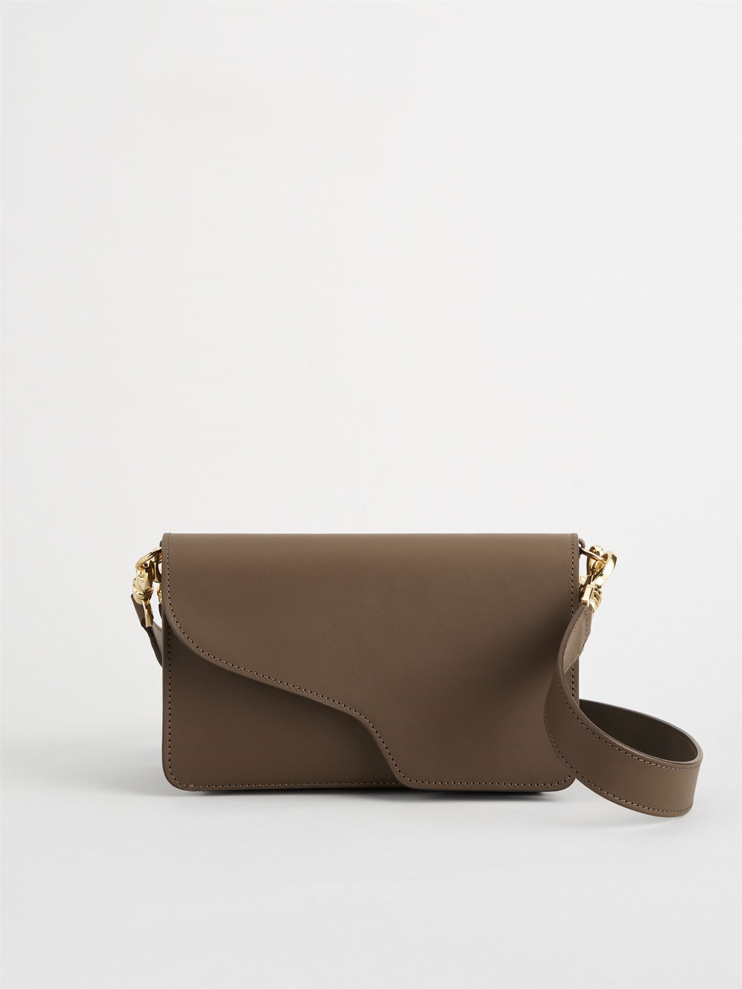 Assisi Khaki Brown Crossbody Bag Bags