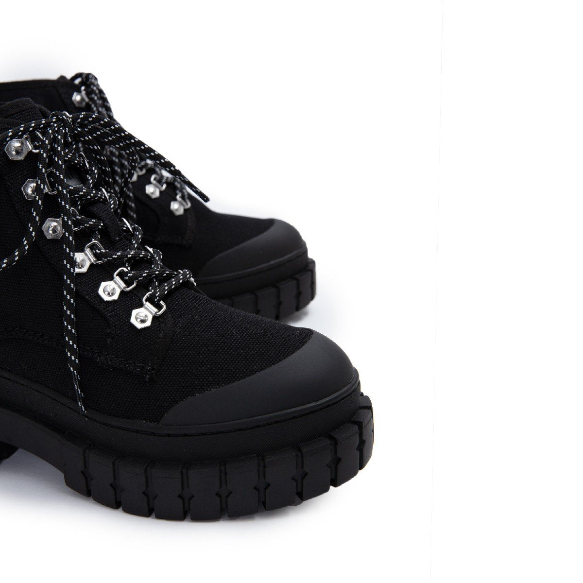 Kross Canvas Black Low Boots KNXEOD0415 - 7