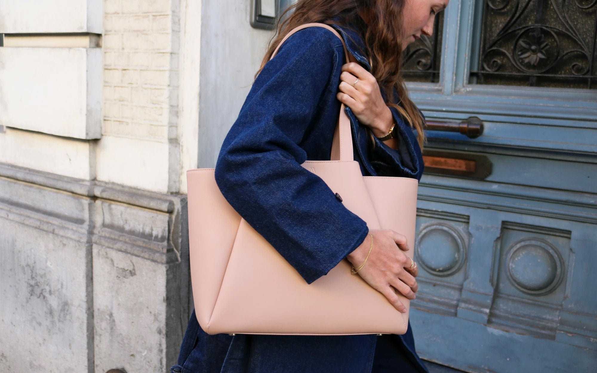Midi Pyramid Nude Pink Bag Bags