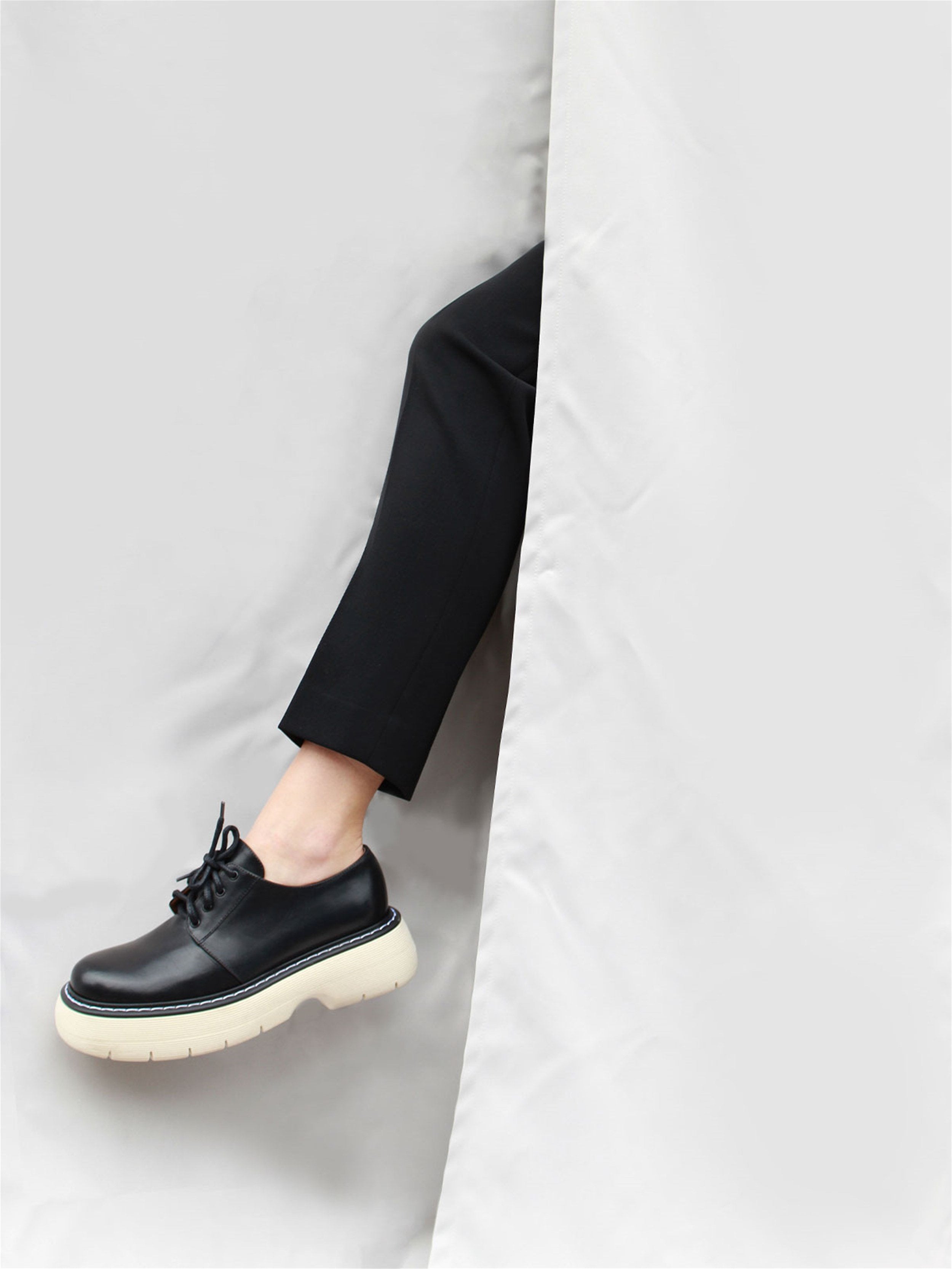 Sarezzo Black Chunky Loafers 111733 - 5