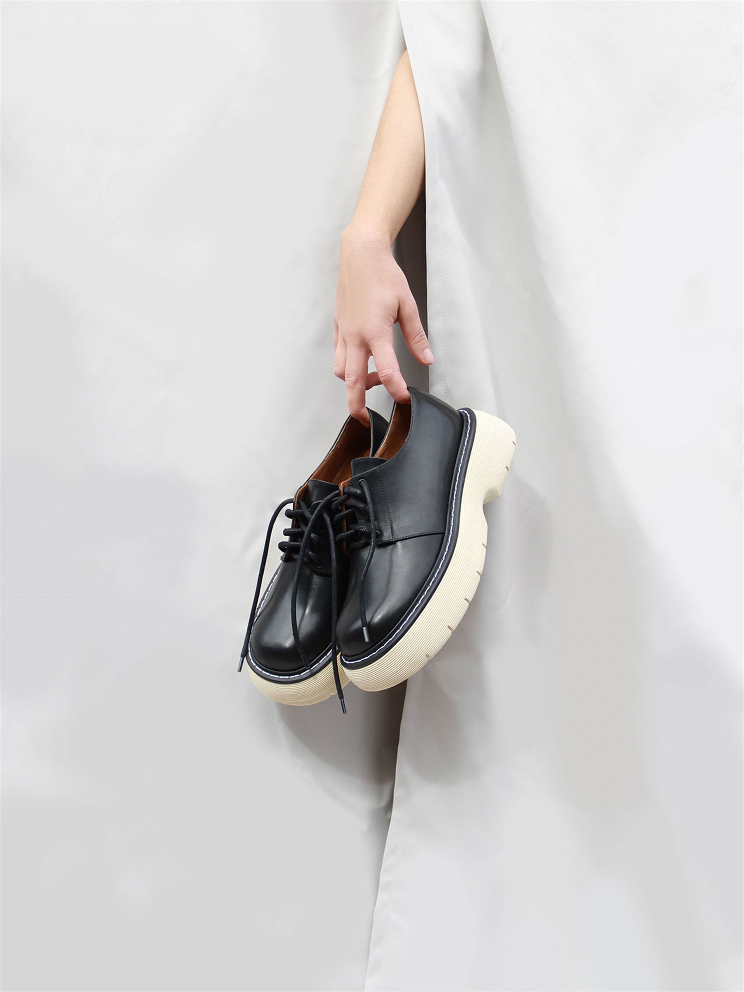 Sarezzo Black Chunky Loafers 111733 - 4