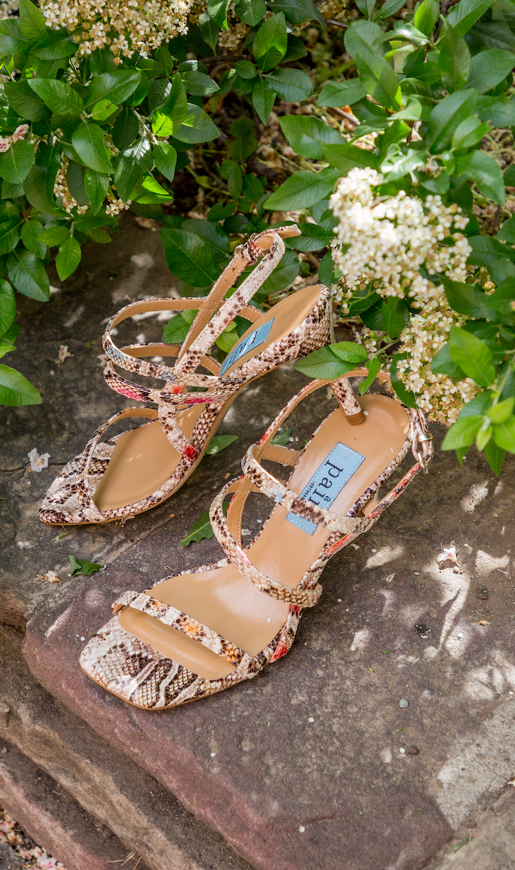 Square String Heeled Sandals LAKE2Pat - 6