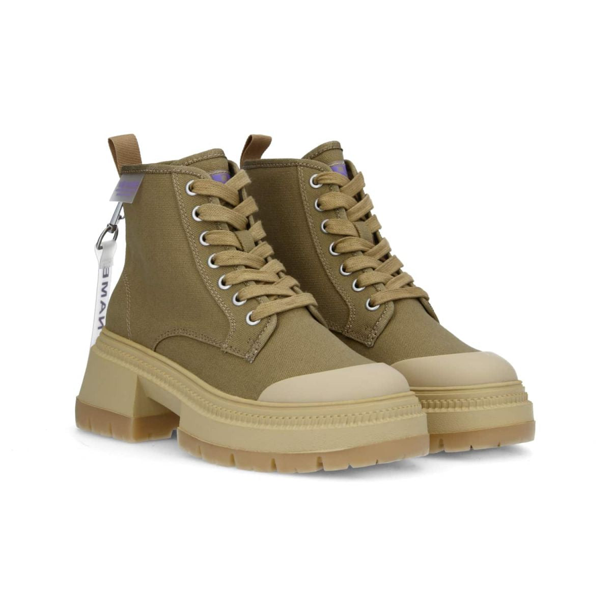 Strong Boots Canvas Recycled In Tabac Boots