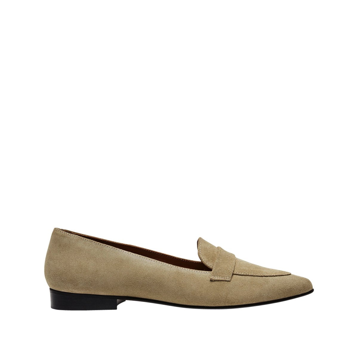 FLATTERED ALEXANDRA SUEDE SAND FLATS