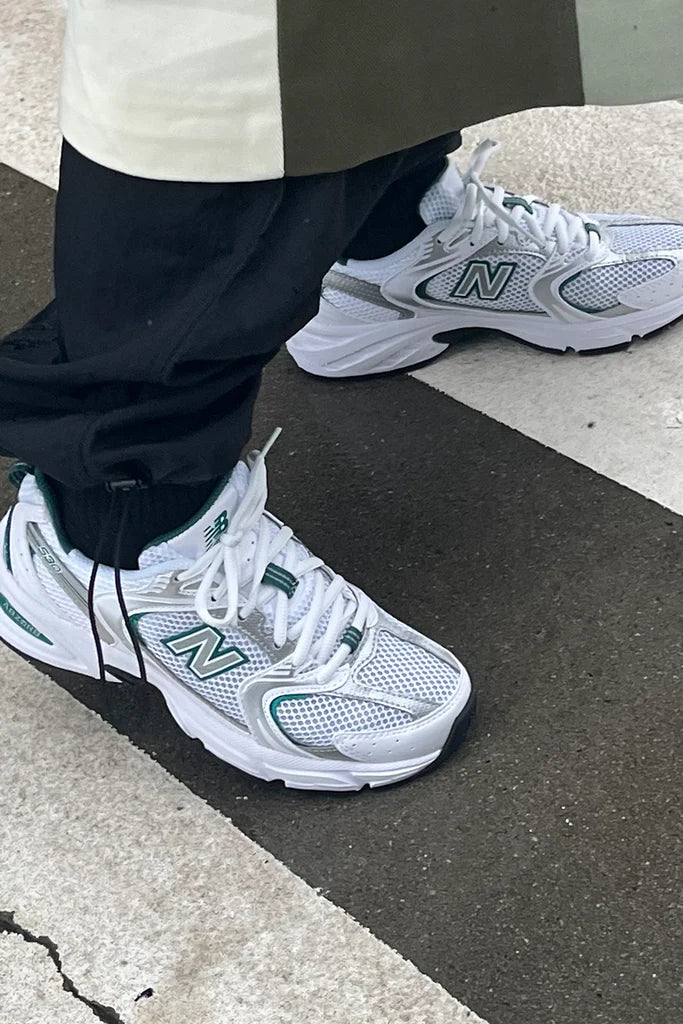 MR530AB White Vintage Teal Classic Sneakers MR530AB - 8