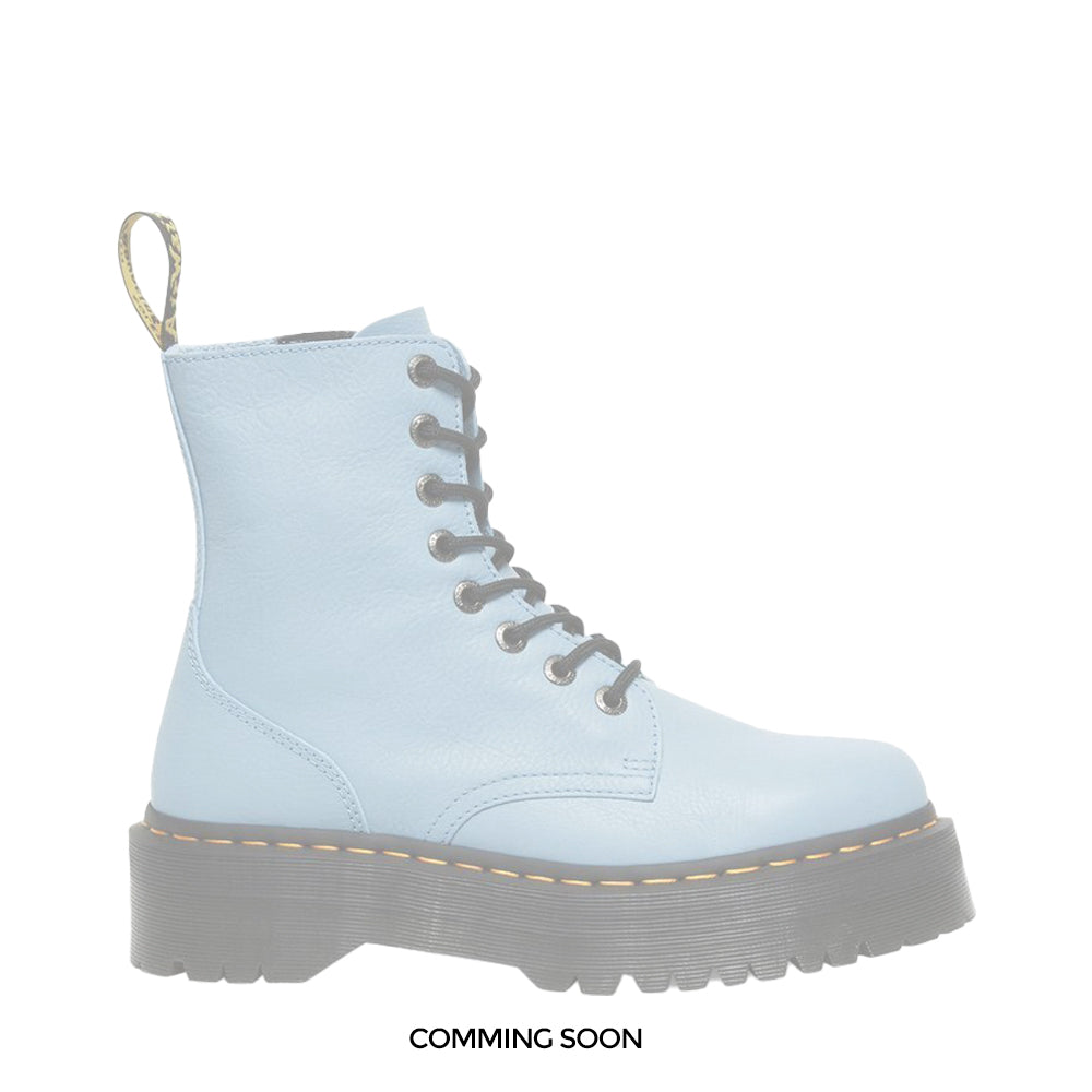 Jadon III Pisa Card Blue Leather Platform Boots DM27760485