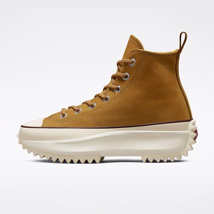 Nubuck Run Star Hike Hi Sneakers in Tan 171666C - 08