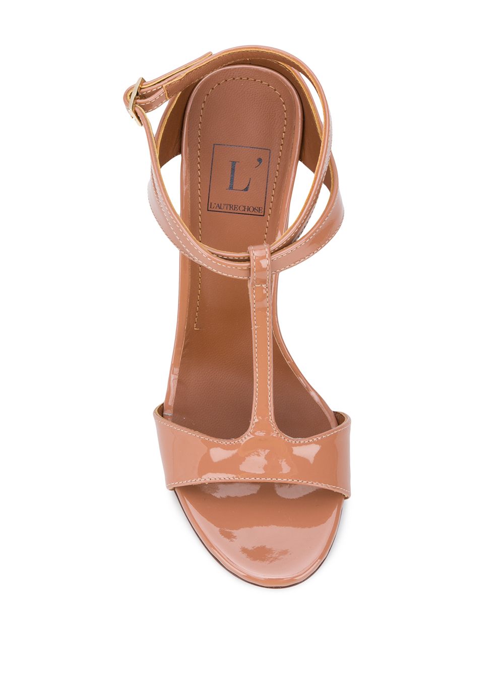 Open Toe Sandals In Pink Patent Leather LDL054.95CP00418018 - 8