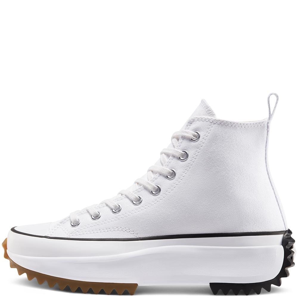 Run Star Hike Hi Sneakers In White 166799C - 6