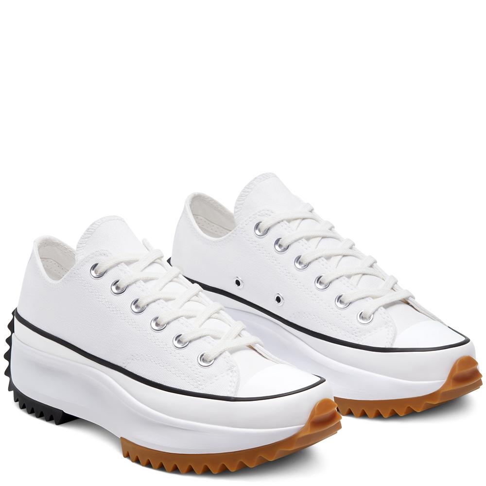Run Star Hike Ox Sneakers In White 168817C - 2