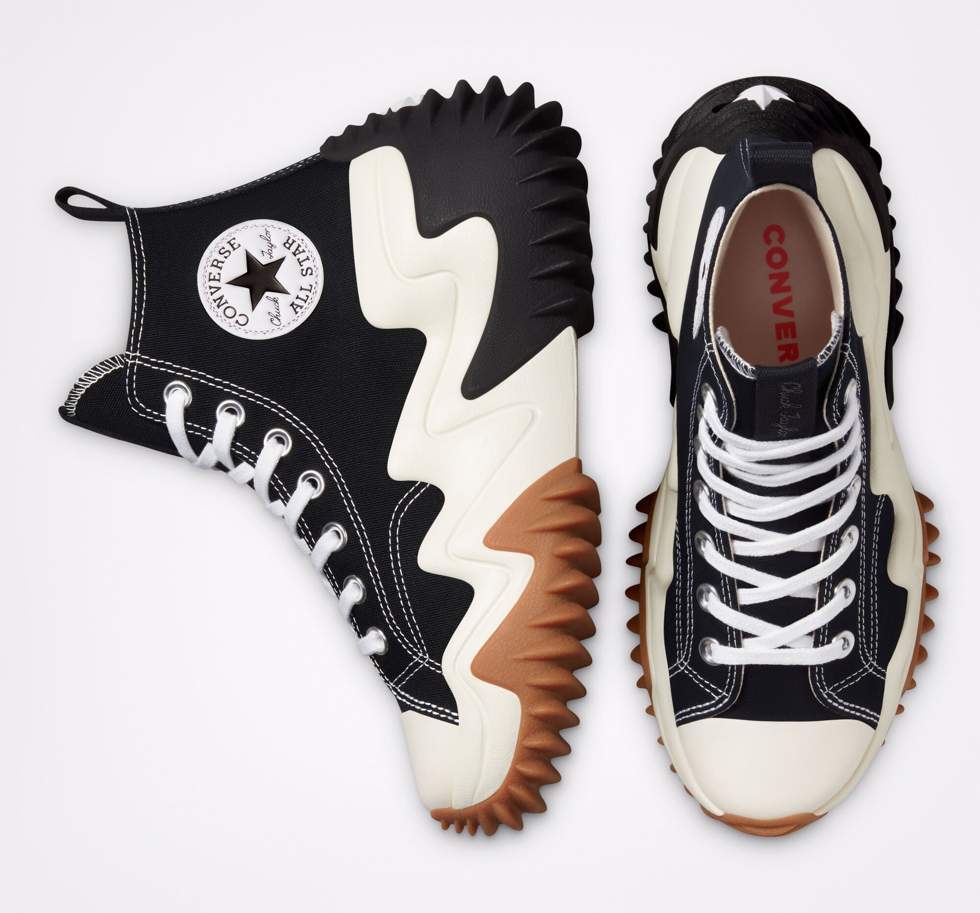 Run Star Motion Hi Sneakers in Black 171545C - 4