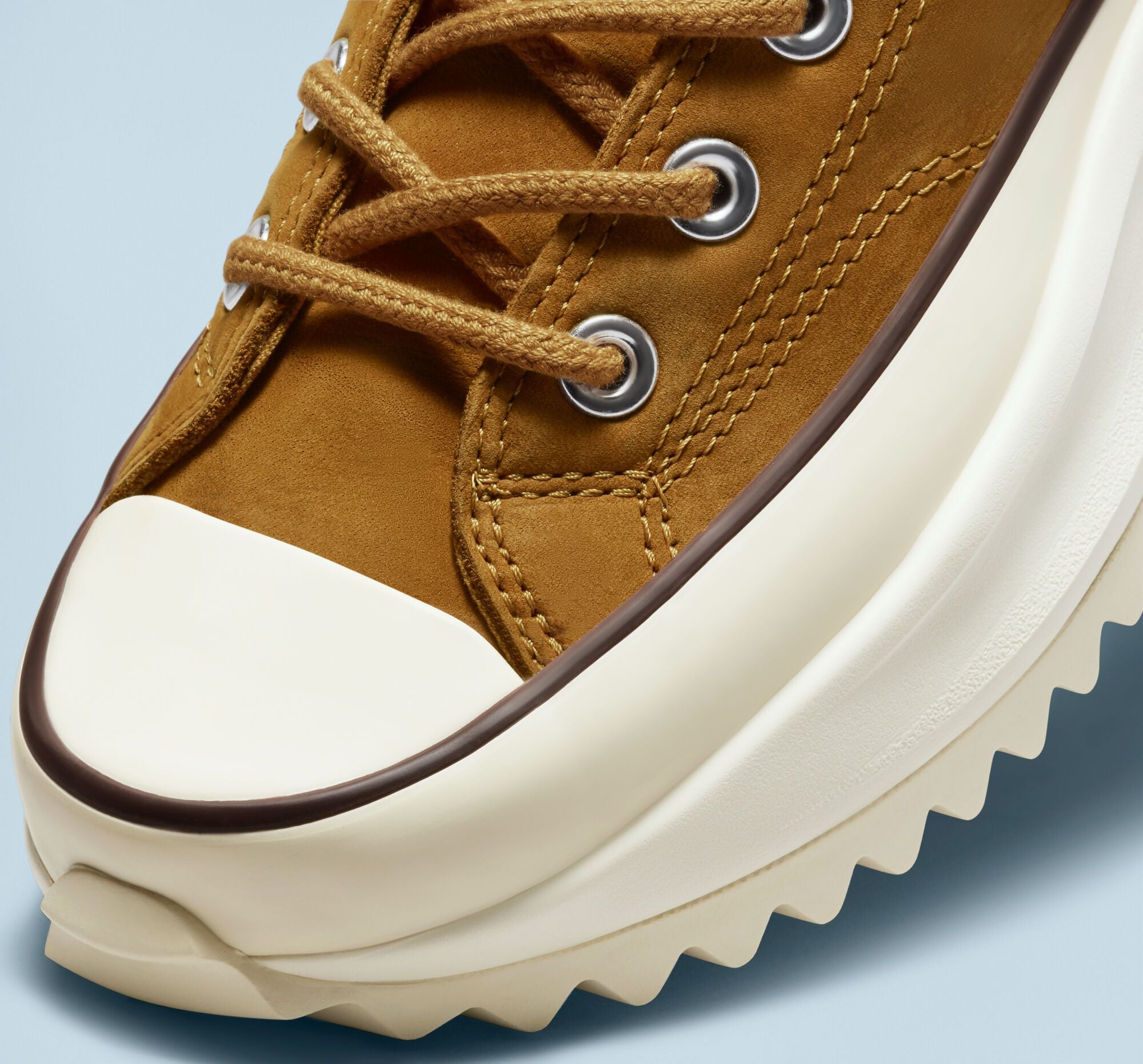 Nubuck Run Star Hike Hi Sneakers in Tan 171666C - 09