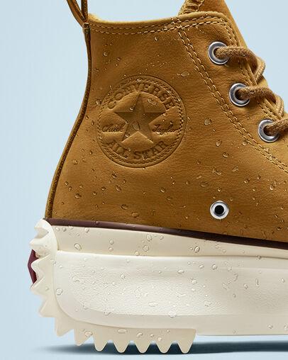 Nubuck Run Star Hike Hi Sneakers in Tan 171666C - 02