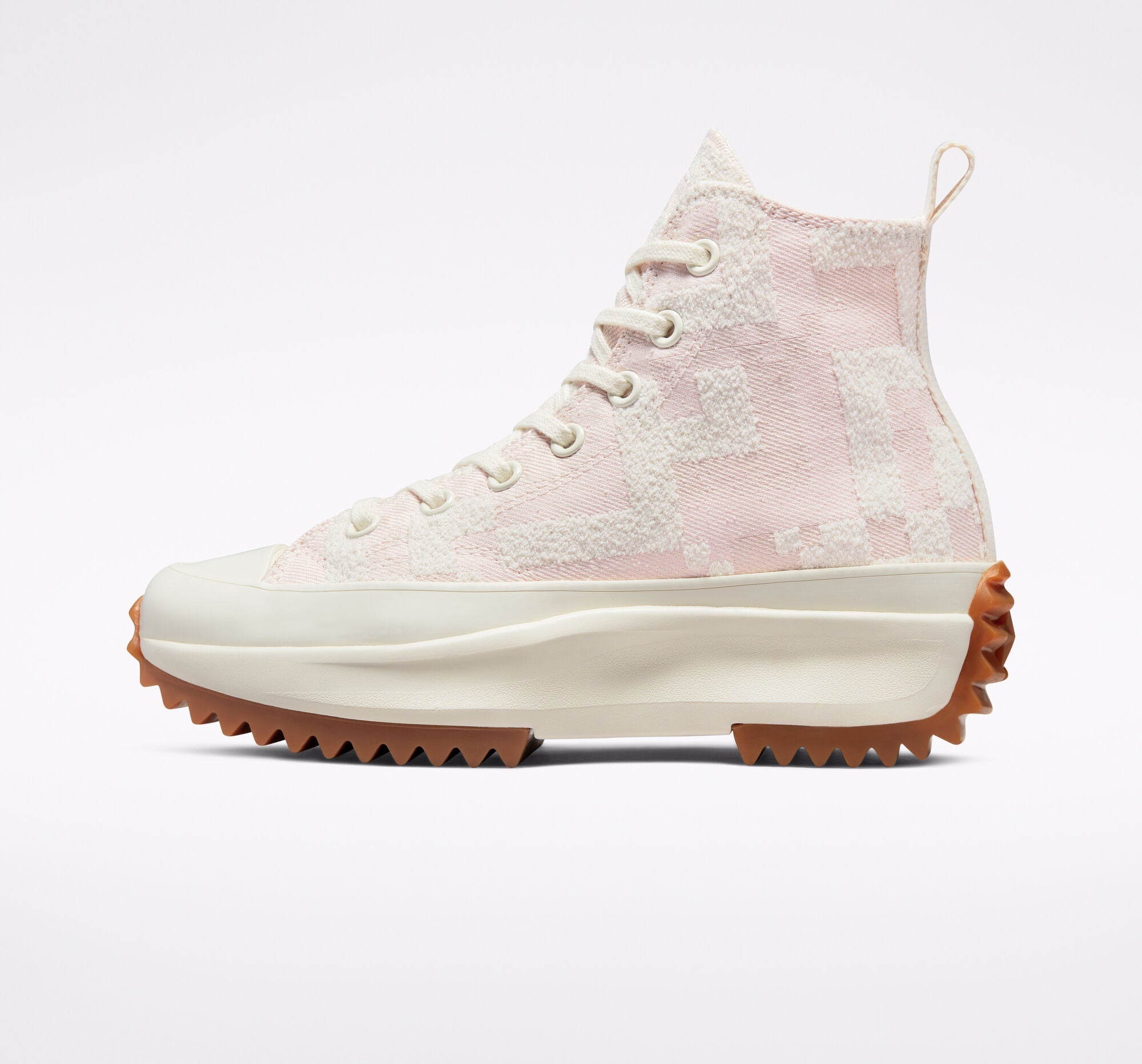 Run Star Hike Hi Crafted Jacquard in Egret Pink 172714C-7