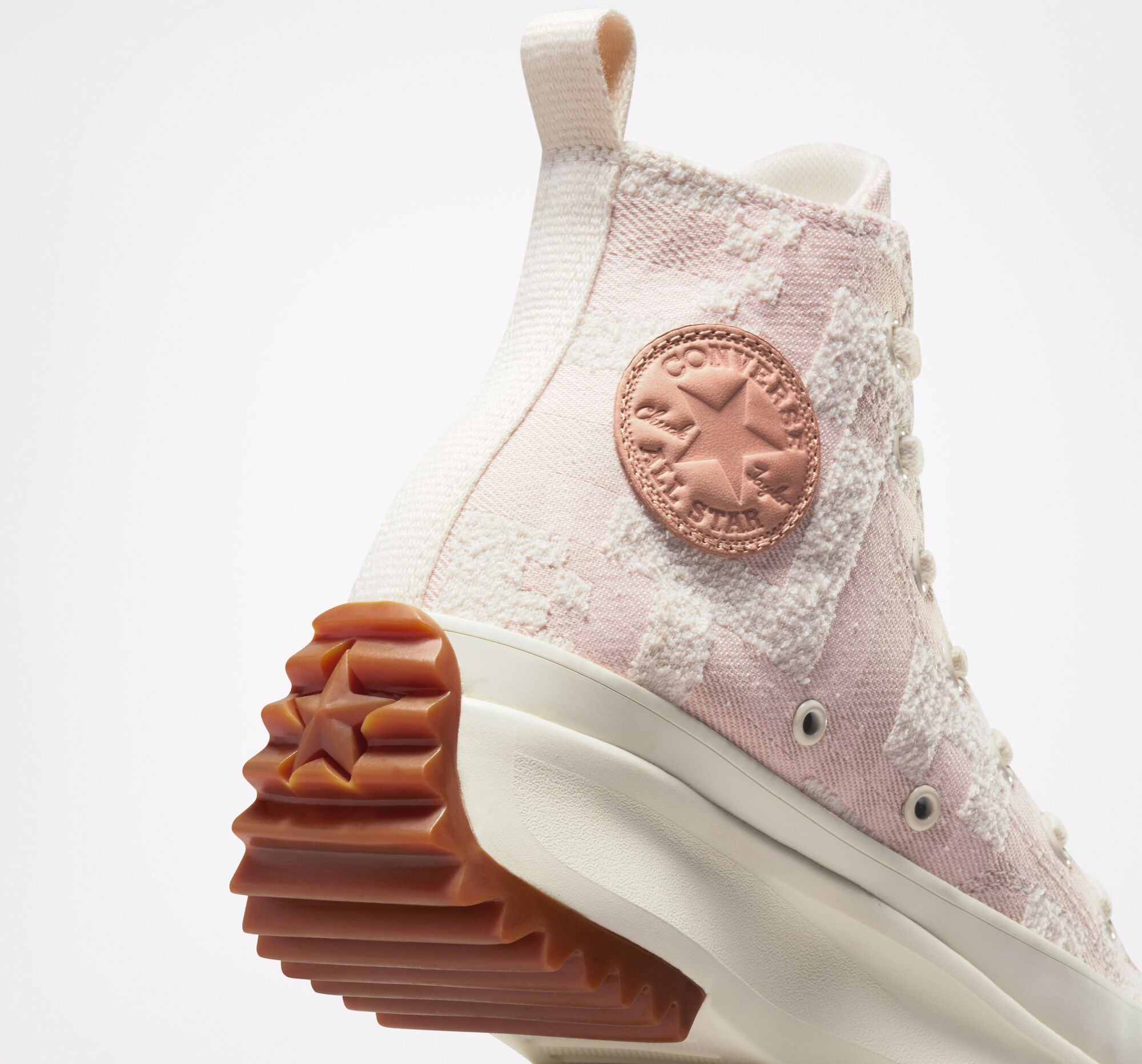 Run Star Hike Hi Crafted Jacquard in Egret Pink 172714C-2