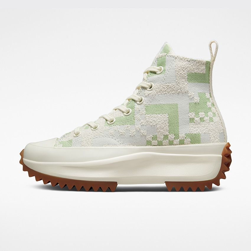 Run Star Hike Hi Crafted Jacquard in Egret Matcha 172715C-7