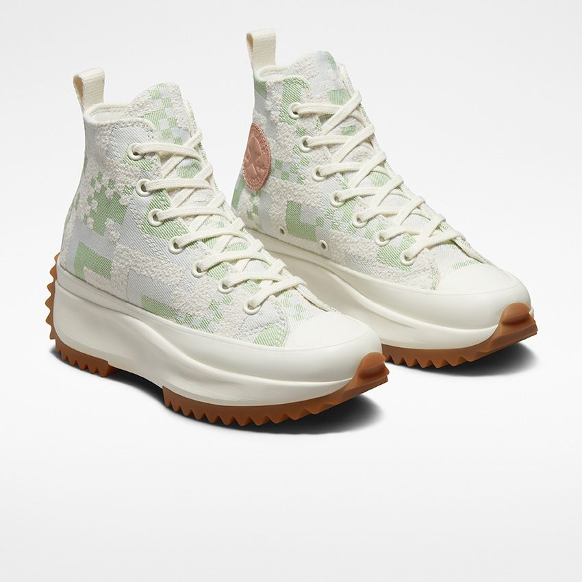 Run Star Hike Hi Crafted Jacquard in Egret Matcha 172715C-3