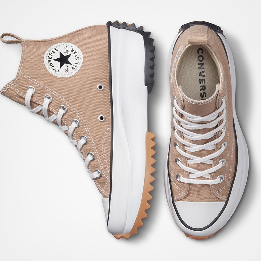 Run Star Hike Hi Sneakers in Hemp 172727C - 4