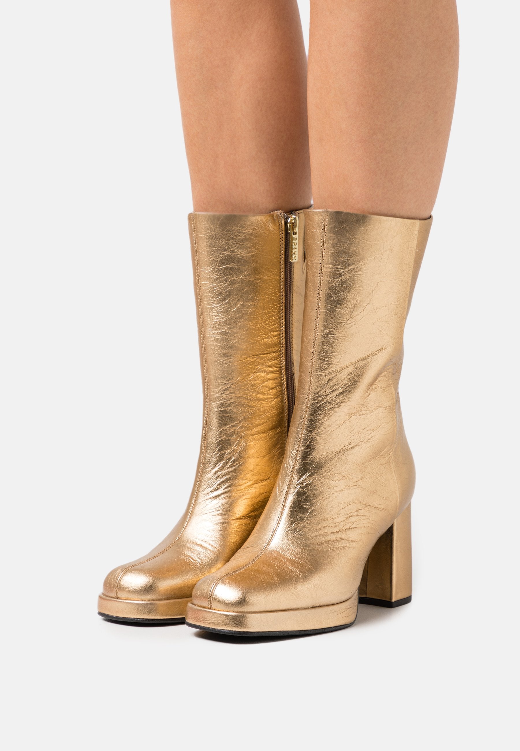 New Melanie Gold Ankle Boots 34197-M-103 - 2