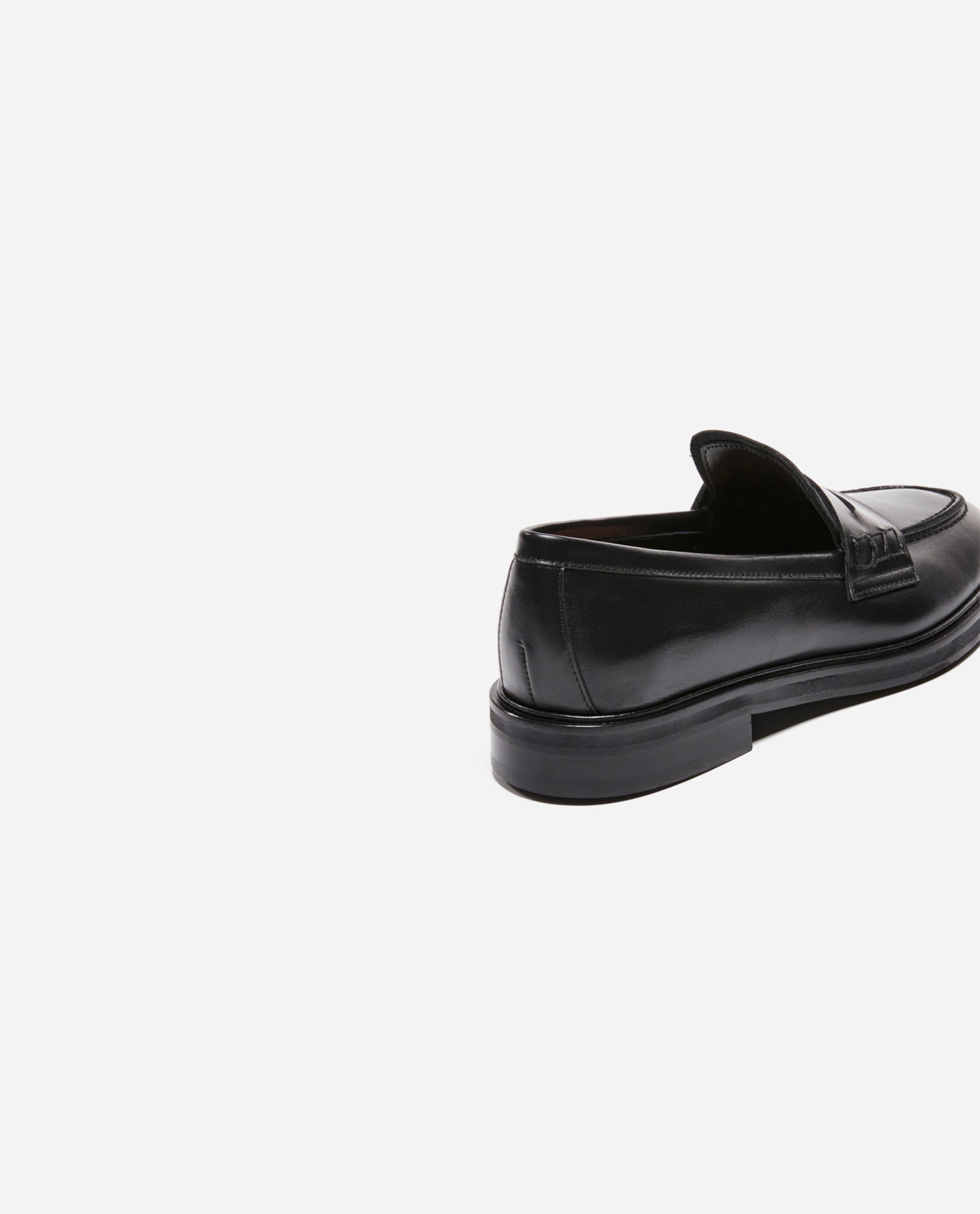 Sara Black Leather Loafers 21010115601-001 - 6