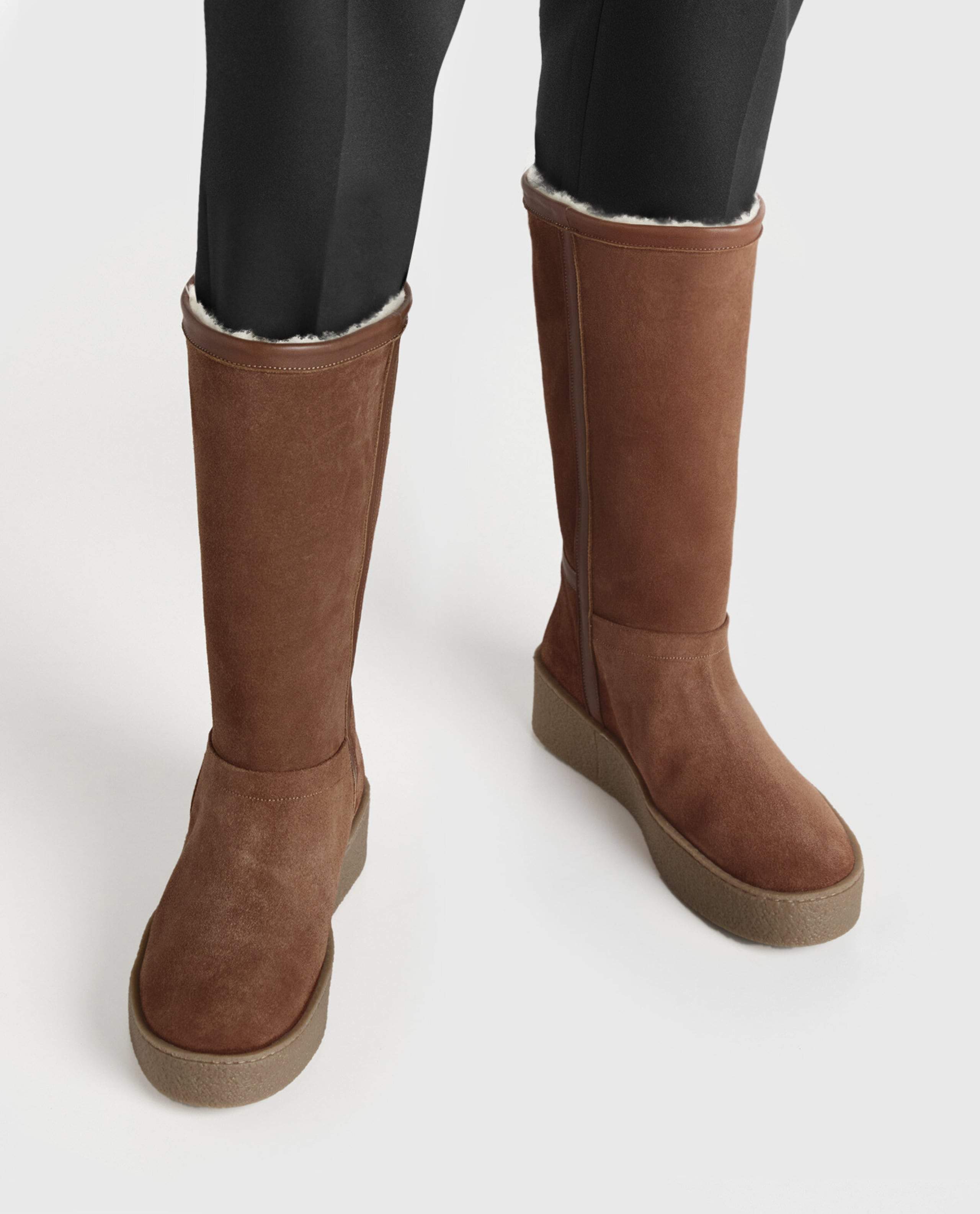 Amaya Suede Caramel Winter Boots 21020919003-027 -04