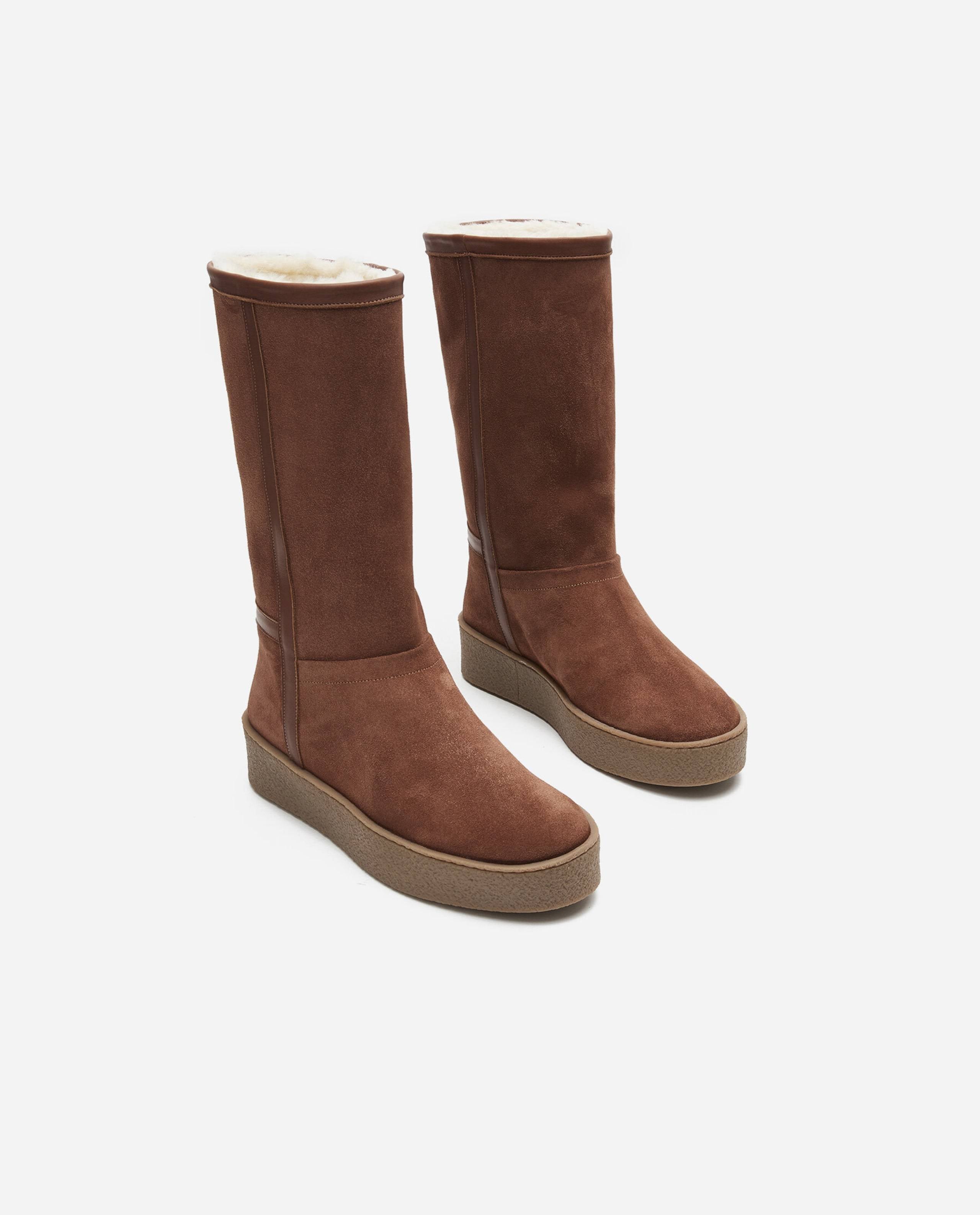 Amaya Suede Caramel Winter Boots 21020919003-027 -02