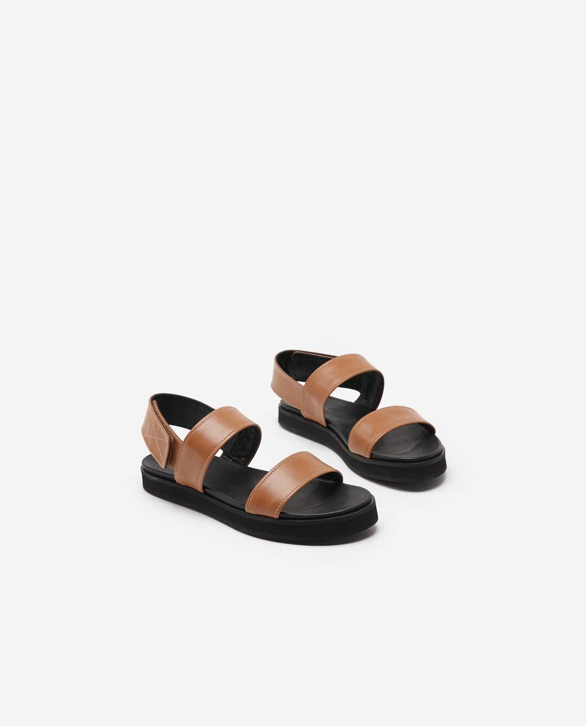 Lynn Cognac Leather Sandals 22010720801-024 - 3