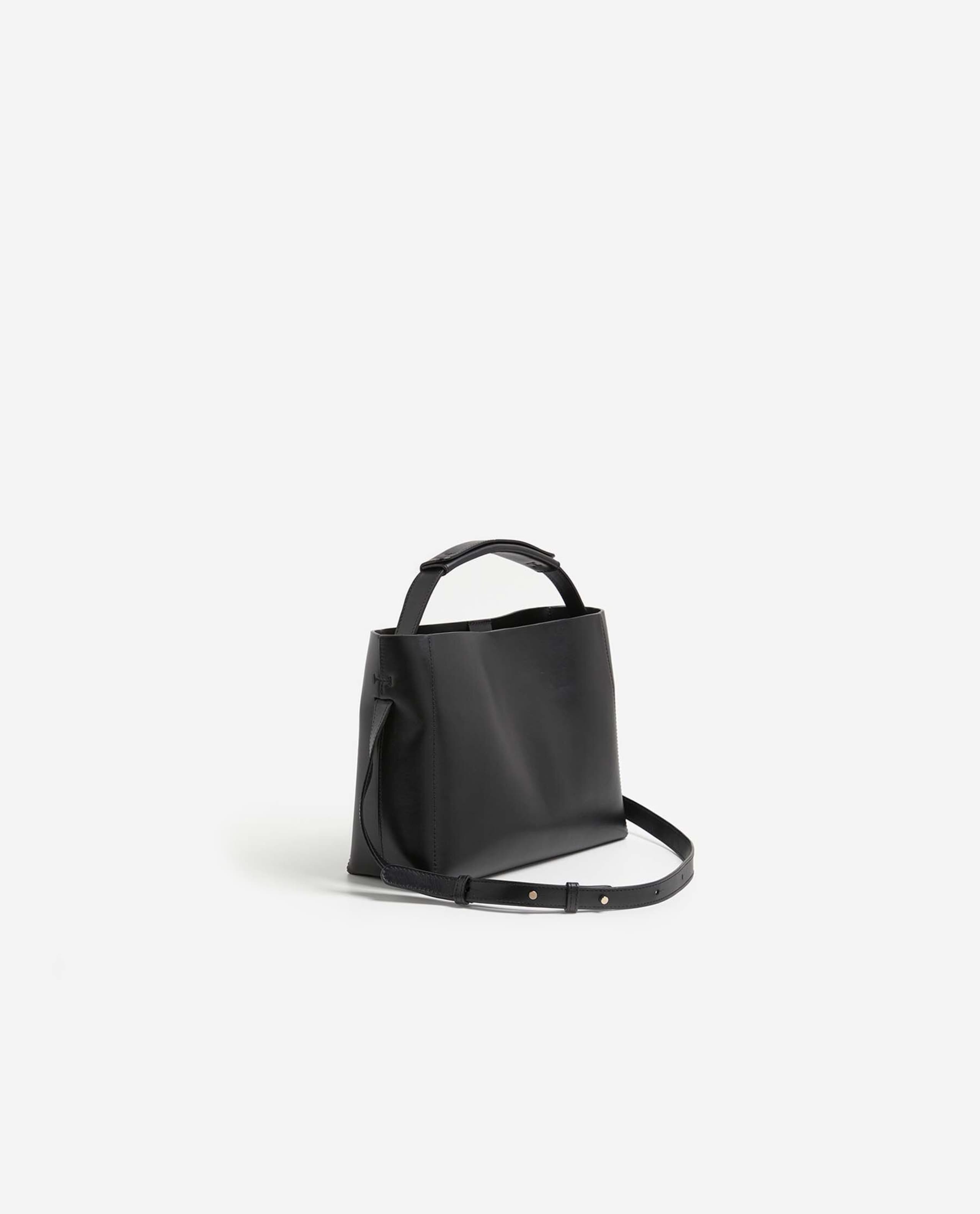 Hedda Mini Black Leather Hand Bag 22011021501 - 3