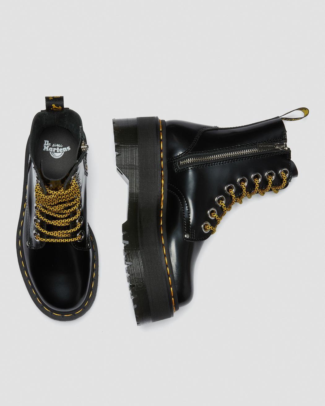 Jadon Max Black Buterro Platform Boots DM25566001 - 5