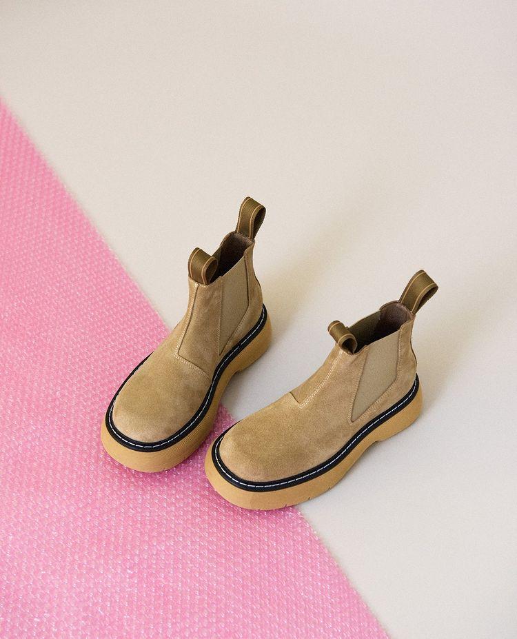 Ella Sand Suede Leather Chelsea Boots LAST1475 - 2