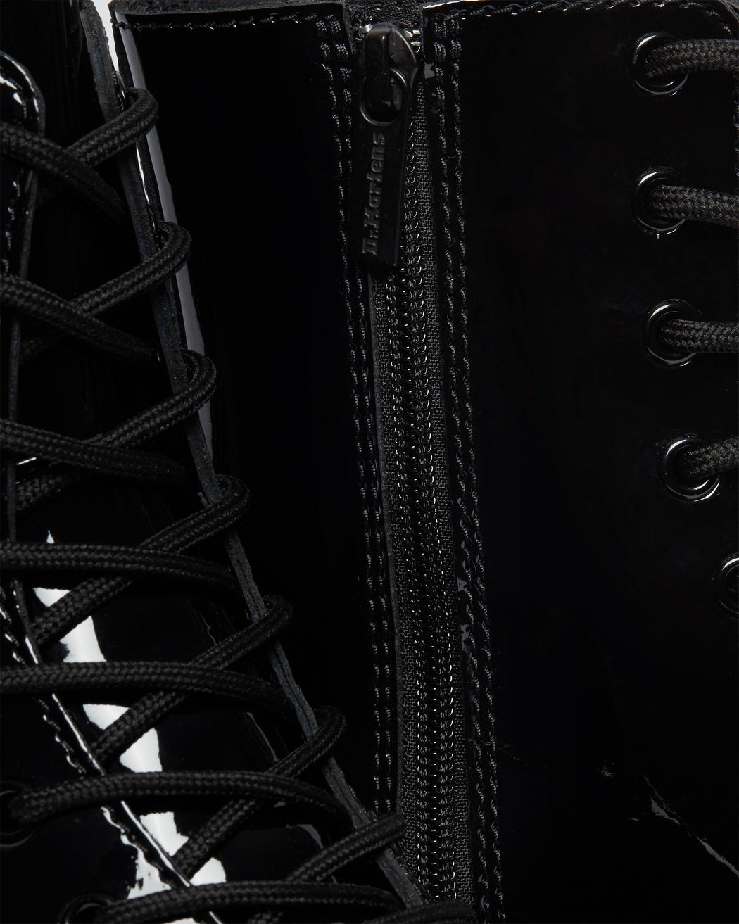 Jadon Black Patent Leather Platform Boots DM26646001 - 9